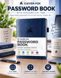 Clever Fox Password Book with Alphabetical Tabs
