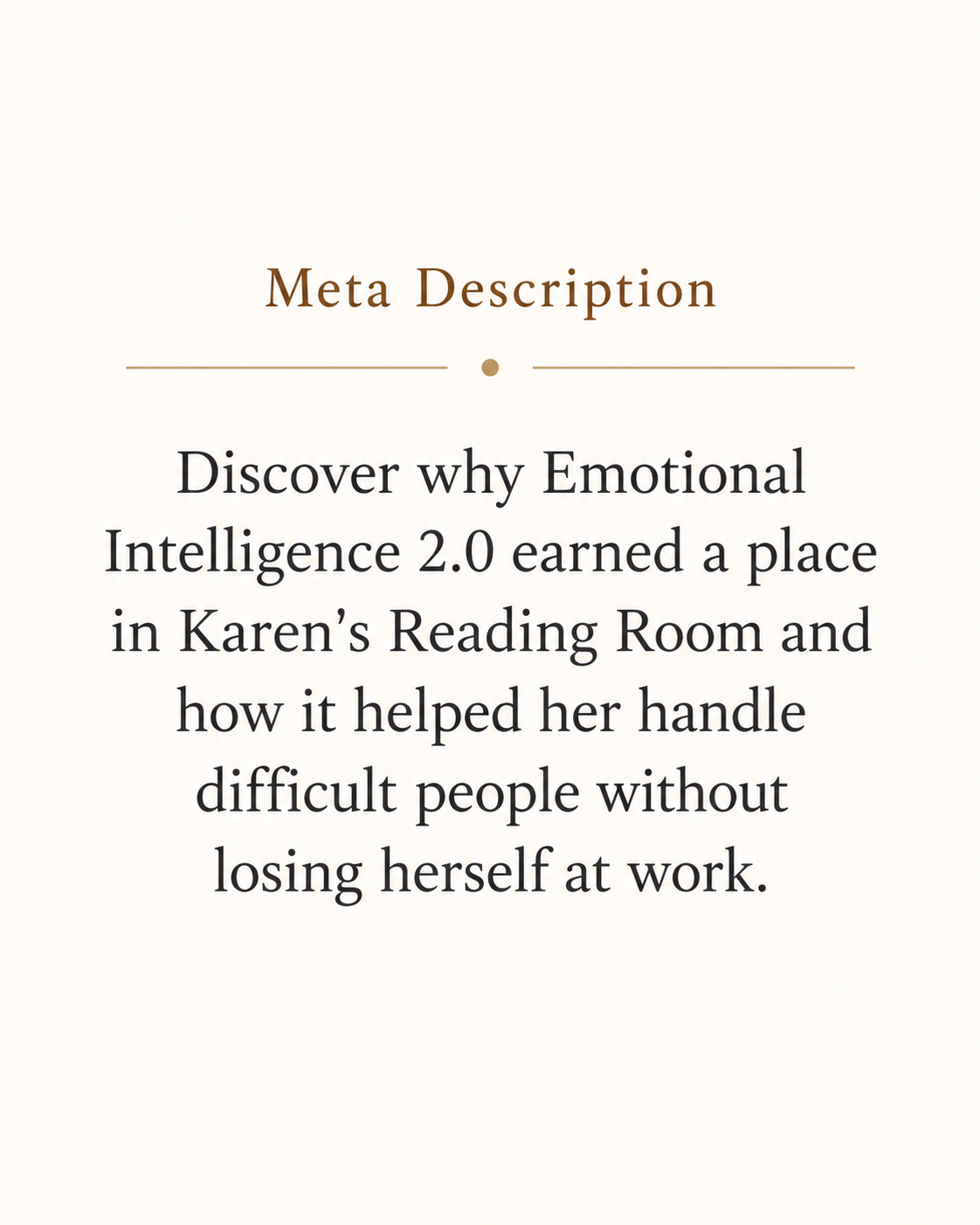 Emotional Intelligence 2.0