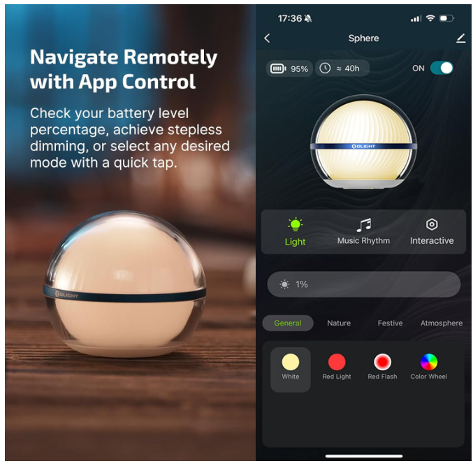 OLIGHT Sphere Smart Ambient Light